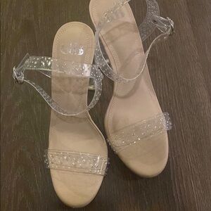 Gianni Bini Clear Women Heels